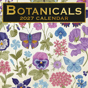 Calendrier Mural 2027 Dessins Botanique Fleurs