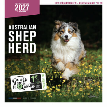 Calendrier 2027  Chien Berger Australien
