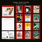 Calendrier mural 2027 Affiches Films Cultes R�tro Vintage