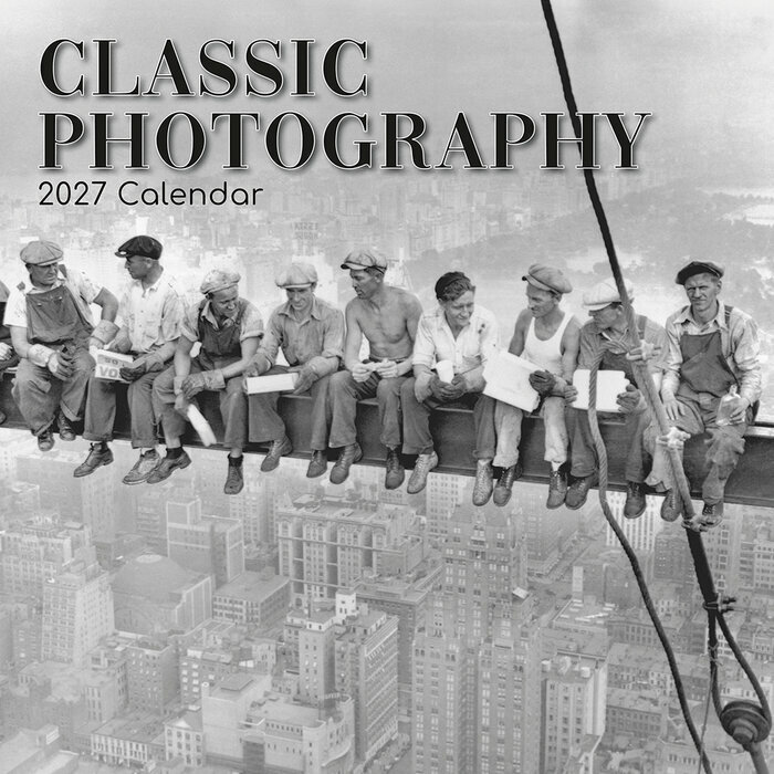 Calendrier Mural 2027 Photos Noir et Blanc Cultes Photographes