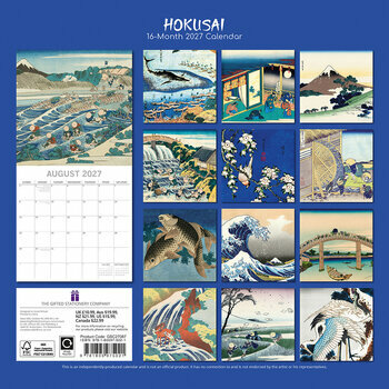 Calendrier 2027Artistes Art Japonais Hokusai