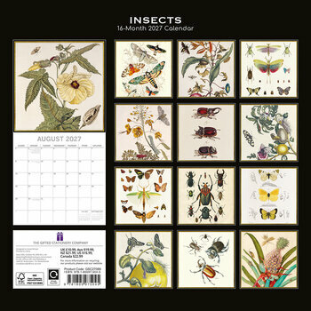 Calendrier 2027 Dessin Insectes Collections