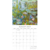 Calendrier 2027 Artiste Peintre Claude Monet Calendrier Mural 2027 Claude Monet
