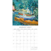 Calendrier 2027 Artiste Vincent Van Gogh Classique Calendrier Mural 2027 Vincent Van Gogh
