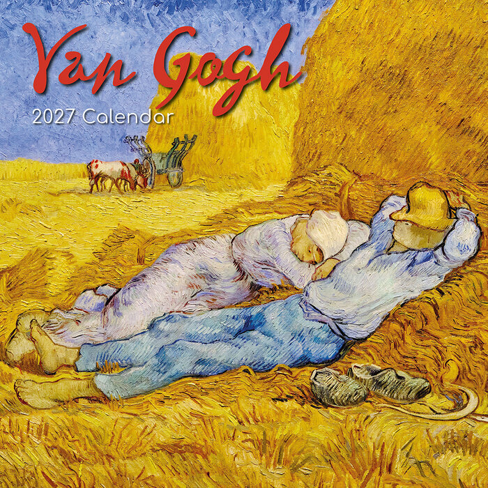 Calendrier 2027 Artiste Vincent Van Gogh Classique Calendrier Mural 2027 Artiste Vincent Van Gogh