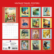 Calendrier 2027 Affiches Publicitaires Voyage Rétro Vintage Calendrier 2027 Affiches Publicitaires Voyage Rétro Vintage