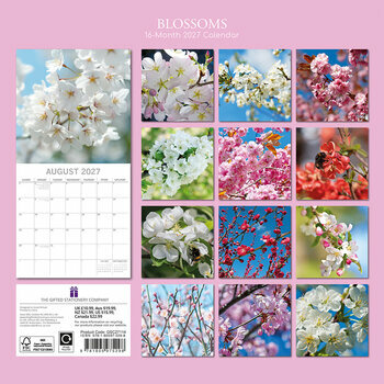 Calendrier 2027 Arbres en Fleurs Printemps Cerisiers