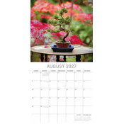 Calendrier 2027 Bonsaïs d'Intérieur Ficus Erable Calendrier Mural 2027 Bonsaïs d'Intérieur