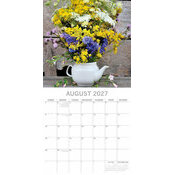 Calendrier Mural 2027 Bouquets de Fleurs Compositions 