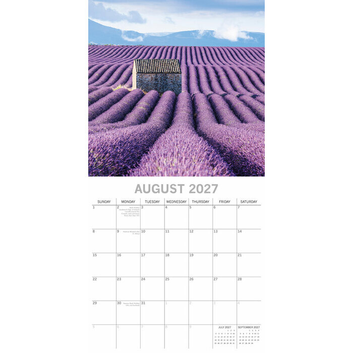 Calendrier2027 Provence et sa Lavande