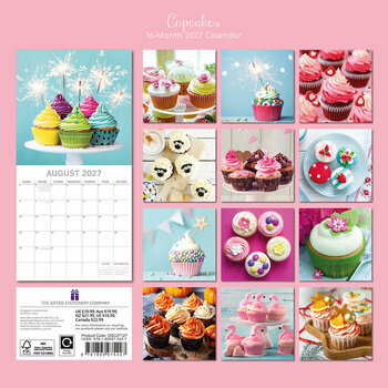Calendrier 2027 P&acirc;tisserie Cupcakes