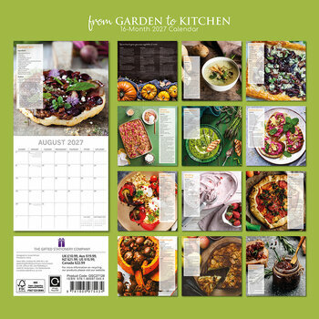Calendrier 2027 Cuisine du Jardin &agrave; la Cuisine