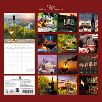 Calendrier 2027 Amateurs de Vins Instants D&eacute;gustations