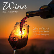 Calendrier Mural 2027 Amateurs de Vins Instants D�gustations