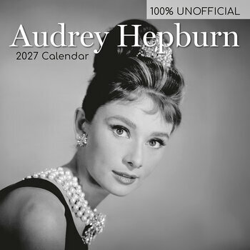 Calendrier 2027 Ic&ocirc;ne Cin&eacute;ma Audrey Hepburn