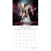 Calendrier papier 2027 Freddie Mercury Queen Chanteur