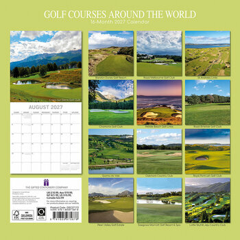 Calendrier 2027 Golf et Parcours de Golf