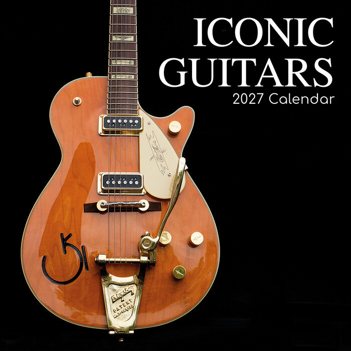 Calendrier Mural 2027 Guitares Iconiques Instrument