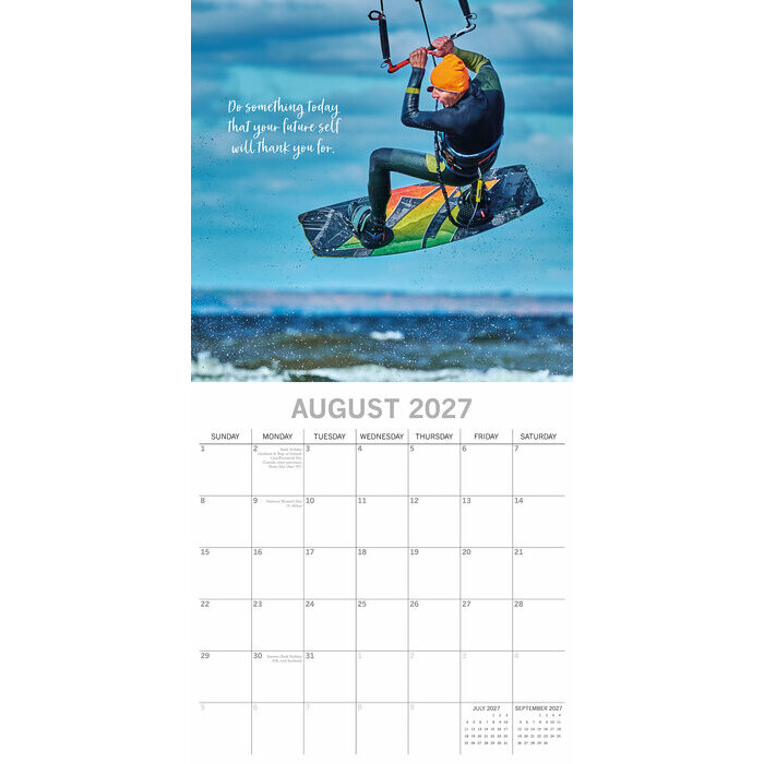 Calendrier papier 2027 Motivation Zen Bien �tre