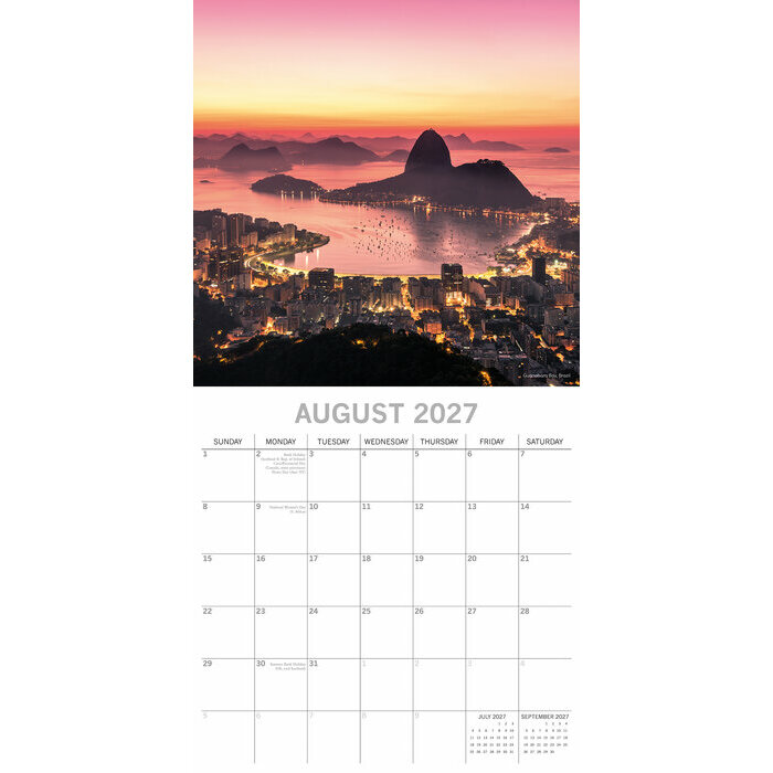 Calendrier papier 2027 Paysages Merveilleux Naturels
