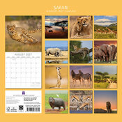 Calendrier 2027 Safari Animaux Sauvages