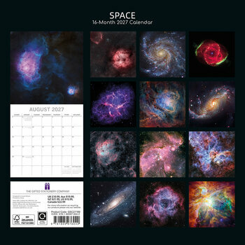 Calendrier 2027 Espace Constellations Plan&egrave;te