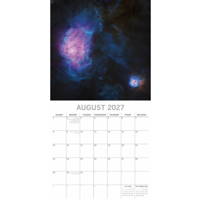 Calendrier mural 2027 Espace Constellations Plan�te