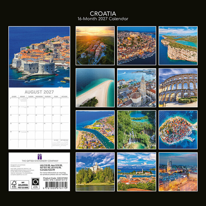 Calendrier 2027 Croatie Zagreb Calendrier 2027 Croatie Zagreb