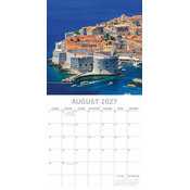 Calendrier 2027 Croatie Zagreb Calendrier papier 2027 Croatie Zagreb