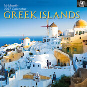 Calendrier Mural 2027 Iles Grecques Santorin Corfou