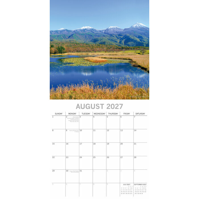 Calendrier 2027 Japon Asie Calendrier Papier 2027 Japon Asie