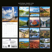 Calendrier 2027 Parcs Nationaux USA 