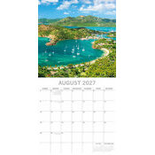 Calendrier 2027 Voyage Autour du Monde Tour Calendrier 2027 papier Voyage autour du monde