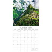Calendrier Muraille 2027 Merveilles du Monde
