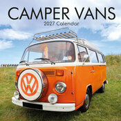 Calendrier Mural 2027 Bus Van R�tro Combi Camper