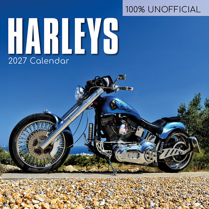 Calendrier Mural 2027 Motos Harleys
