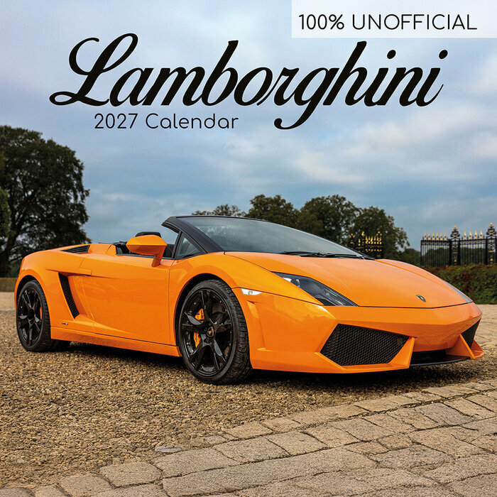 Calendrier Mural 2027 Voitures Lamborghini