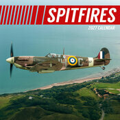 Calendrier 2027 Avions de Guerre Militaire Spitfire
