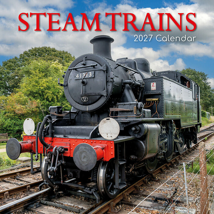Calendrier 2027 Train à Vapeur Rétro Calendrier Mural 2027 Train à Vapeur Rétro
