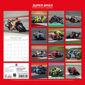 Calendrier 2027 Motos de Course Super Bikes Calendrier Mural 2027 Motos de Course Super Bikes
