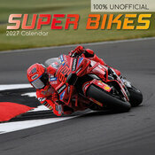 Calendrier 2027 Motos de Course Super Bikes Calendrier Mural 2027 Motos de Course Super Bikes