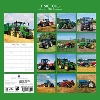 Calendrier 2027 Tracteurs Engins Agricoles