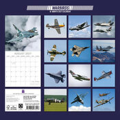 Calendrier papier 2027 Avions de Guerre Militaire 