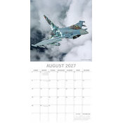 Calendrier 2027 Avions de Guerre Militaire 