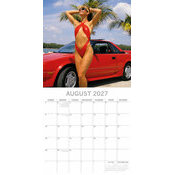 Calendrier papier 2027 Femmes Sexy et Voitures