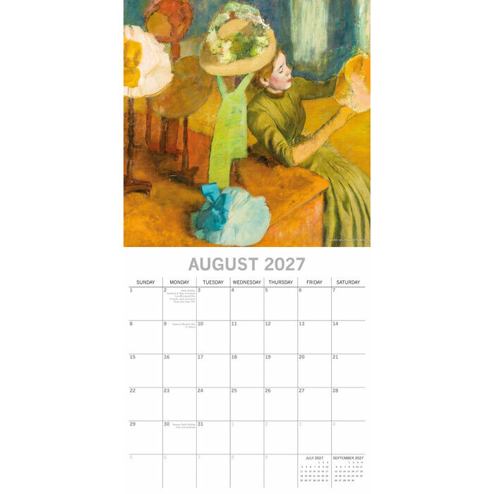 Calendrier  2027 Edgar Degas