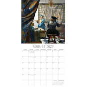 Calendrier Mural 2027 Johannes Vermeer