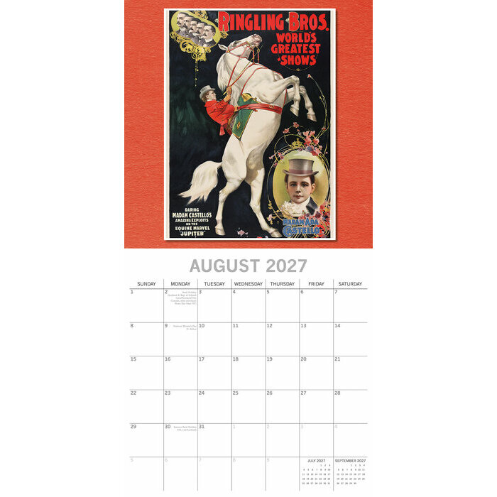 Calendrier Papier 2027 Affiches Films Cultes R�tro 