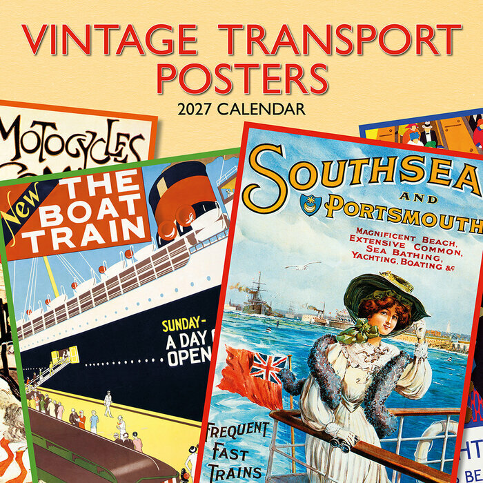 Calendrier Papier 2027 Affiches Vintage des Transports 