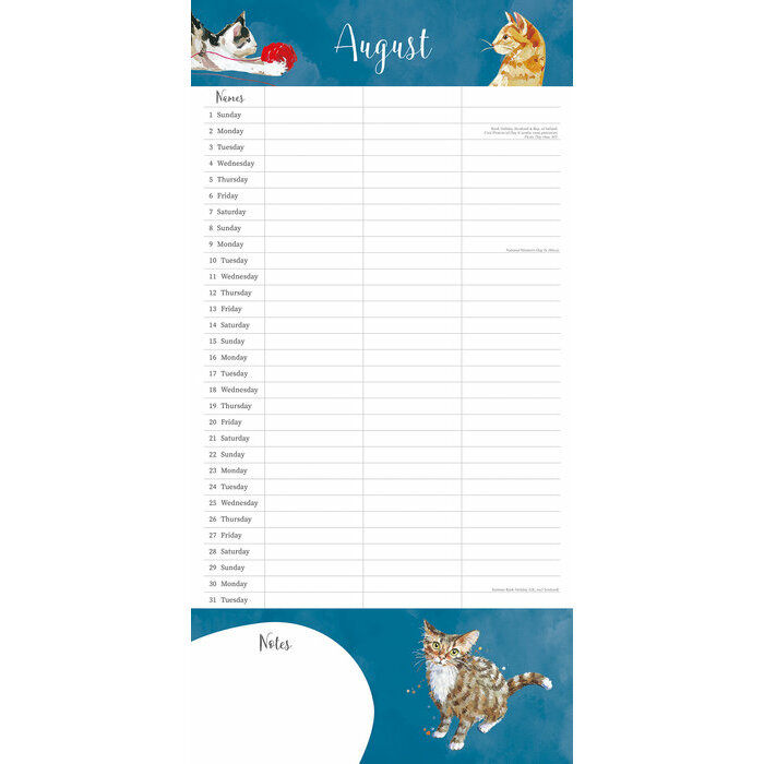 Calendrier Familial 2027 